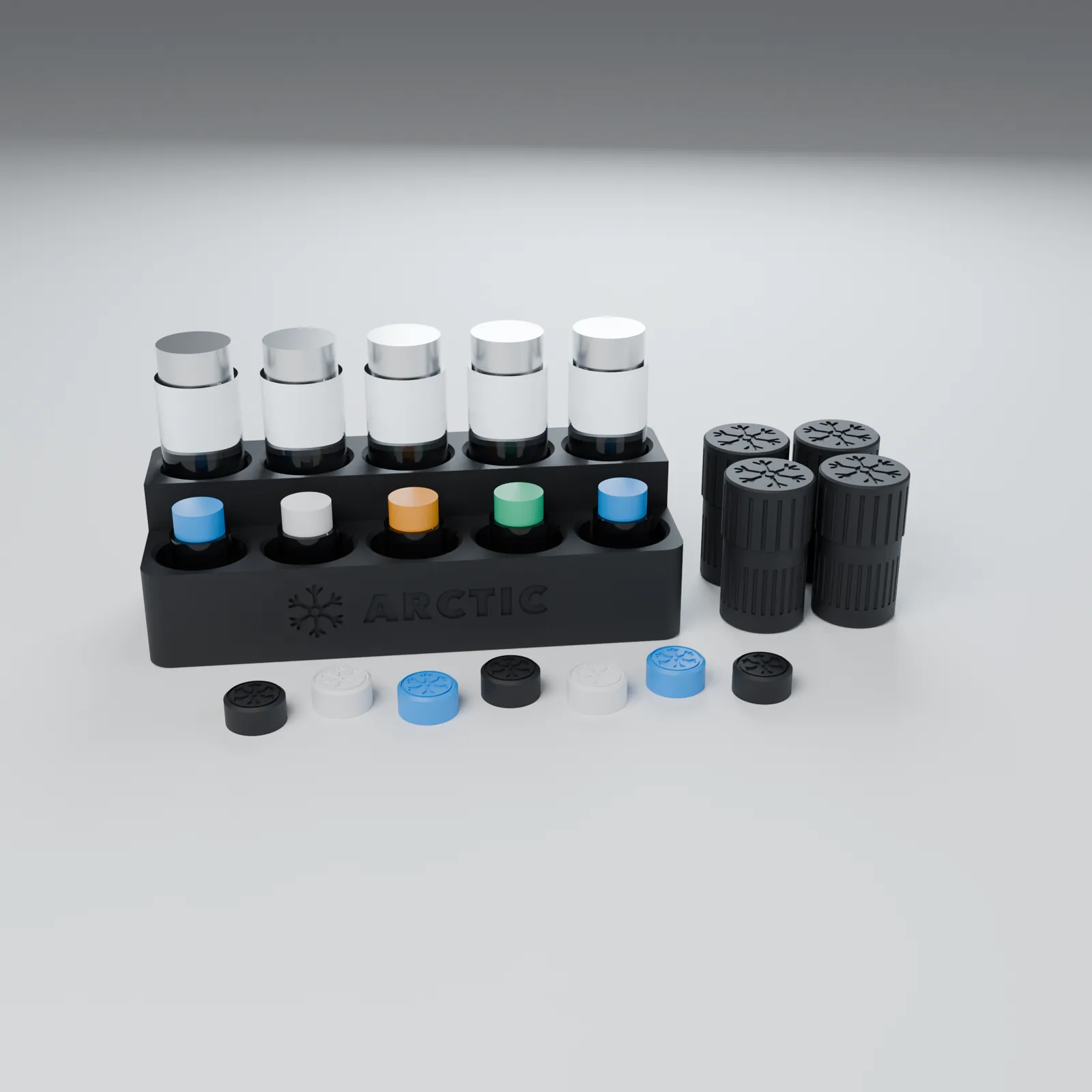 The Signature Kit: Fridge Dock, four travel pods and caps